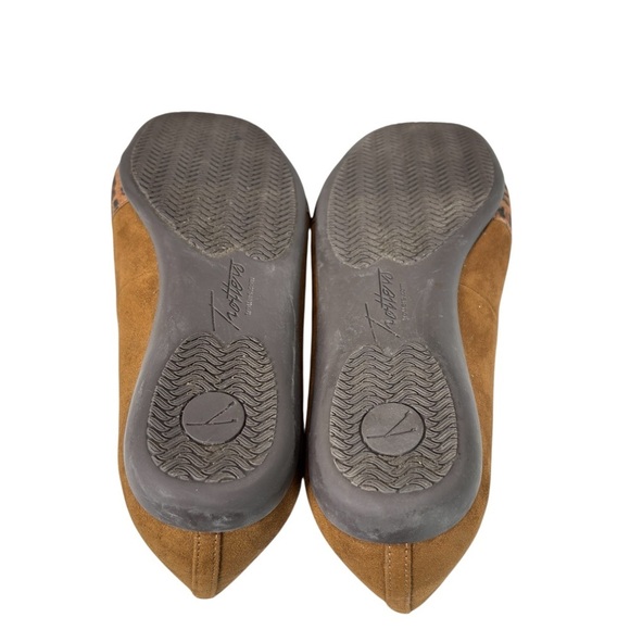 Trotters Samantha Chestnut Vegan Calf Leather Womens Shoe Sz 6.5 WW Loafer Flats - Picture 6 of 11